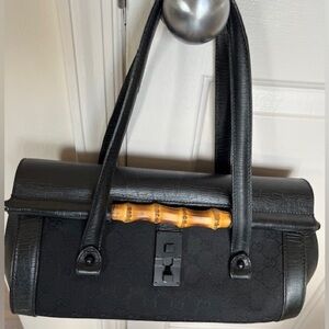 Gucci GG Black Bullet Handbag